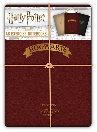 Harry Potter - 3 sešity A6 z Bradavické školy