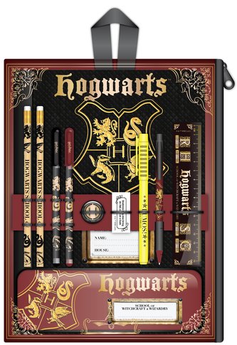 Harry Potter - Sada psacích potřeb s penálem v uzavíratelném pouzdře