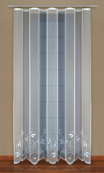 Dekorační žakárová záclona s řasící páskou ANA 250 bílá 200x250 cm MyBestHome
