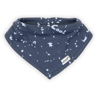 Kojenecký bavlněný šátek na krk Nicol Max dark - velikost Univerzální