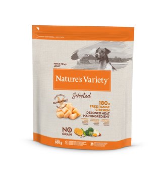 Nature´s variety select. mini ad. dog s kurecim 600g