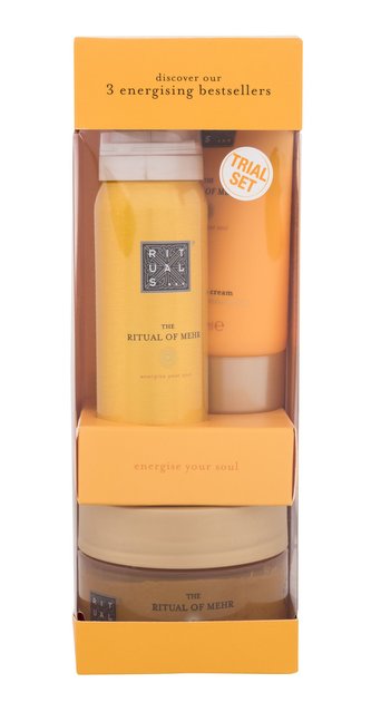 Rituals The Ritual Of Mehr sprchová pěna The Ritual Of Mehr 50 ml + tělový krém The Ritual Of Mehr 70 ml + tělový peeling The Ritual Of Mehr 125g