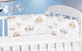 Mantinel do dětské postýlky - zvířátka na obláčku - 60x28 cm