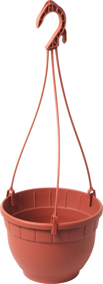 Květináč Siena závěsný s miskou - terakota 14 cm