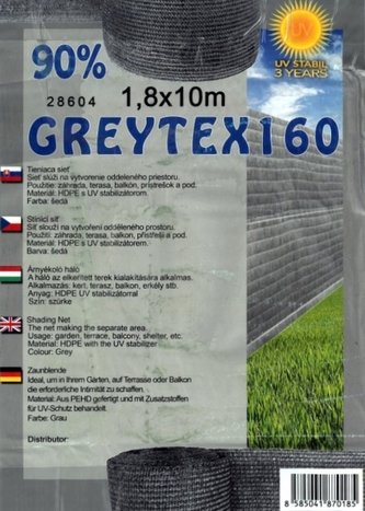 Clona zahradní 90% - 10 x 1,8 m šedá