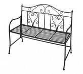 PROGARDEN Zahradní lavice kovová 114 x 55 x 92 cm KO-X77000110