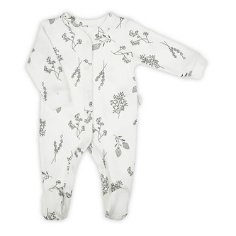 Kojenecký bavlněný overal Nicol Ella bílý - velikost 56 (0-3m)