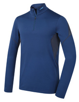 Pánské termo triko - podzim, zima Active winter long zip tm.modrá - XL