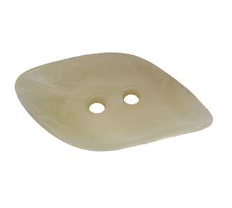 Knoflík - béžová - 16x32 mm