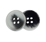 Knoflík - bílošedý - prům. 18 mm