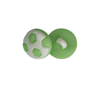 Knoflík - míč světle zelený - prům. 14 mm