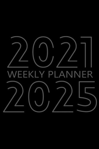 2021-2025 Weekly Planner