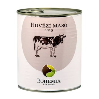 BOHEMIA Hovězí maso ve vlastní šťávě 800 g