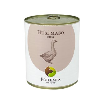BOHEMIA Husí maso ve vlastní šťávě 800g