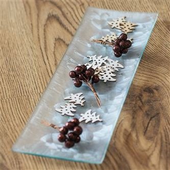 Skleněný tácek dekorační S0156/1