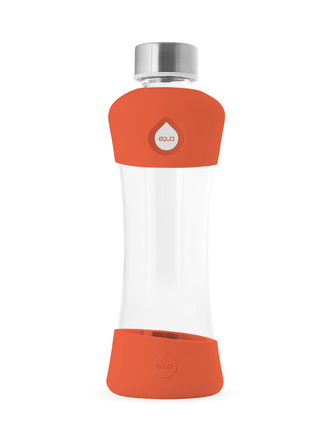 EQUA Active Tangerine 550 ml skleněná ekologická lahev na pití EQUA Active Tangerine 550 ml skleněná ekologická lahev na pití