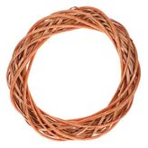 Proutěný věnec, medová barva