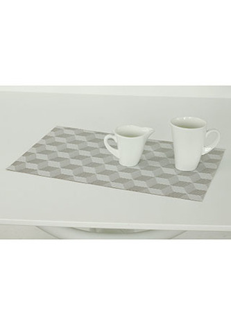 Prostírání plastové hnědo-krémové