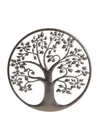 Strom života, kovová nástěnná dekorace.