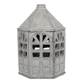 Domeček na svíčku, betonový. Zahradní dekorace.