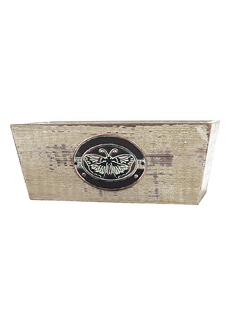 Truhlík dřevený s dekoračním štíkem