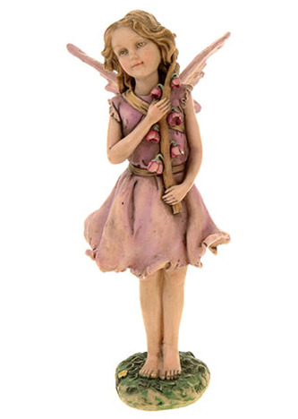 Víla luční, vyrobena z polyresinu. Interiérová dekorace.