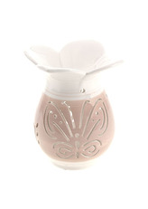 Aroma lampa keramická, barva krémová