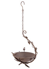 Krmítko, kovová dekorace na zavěšení