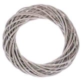 Proutěný věnec, šedivá barva