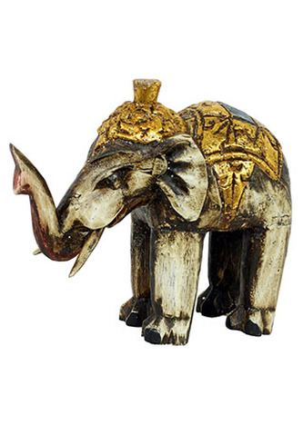 Slon antik - dřevořezba