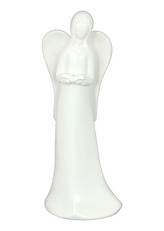 Anděl keramický bílý