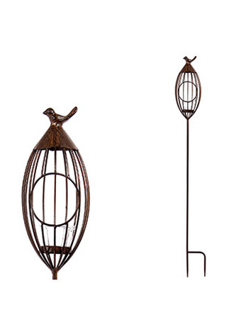 Zápich zahradní kovový - svícen.