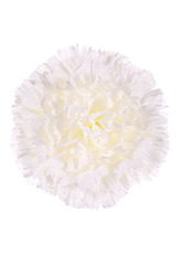 Karafiát, barva bílá. Květina umělá vazbová. Cena za balení 12 kusů