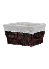 Koš regálový, barva hnědá.