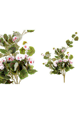 Muškát, barva bílá. Květina umělá.