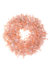 Věnec cesmínový, barva lososová.