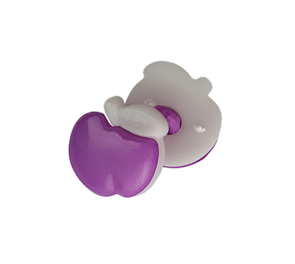 Knoflík - jablko fialové - prům. 14 mm