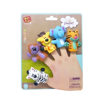 Maňásky - safari zvířátka na prsty