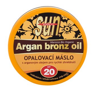 Vivaco Sun Opalovací přípravek na tělo Argan Bronz Oil Suntan Butter 200 ml SPF20 unisex