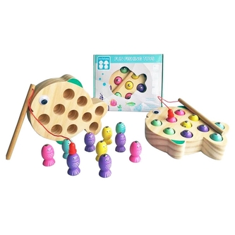 Hra rybky - dřevěná