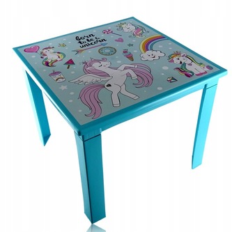 Stolek dětský 48x48x42cm  FIORE UNICORN