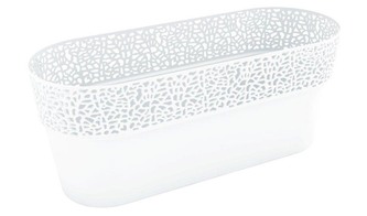 Truhlík  30cm  ROSA bílá