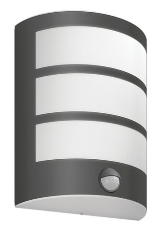 LED Venkovní nástěnné svítidlo s pohybovým senzorem Philips PYTHON 8719514417656 1x6W 500lm 4000K IP44 antracitové LED Venkovní nástěnné svítidlo s pohybovým senzorem Philips PYTHON 8719514417656 1x6W 500lm 4000K IP44 antracitové