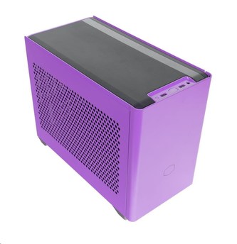 Cooler Master case MasterBox NR200P Purple, mini-ITX, mini-DTX, fialová, bez zdroje