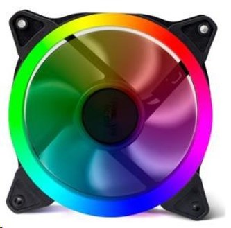 EVOLVEO 12RR ventilátor 120mm, RGB ring, 4pin