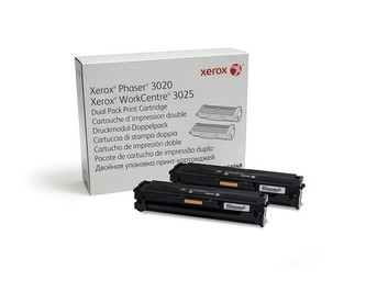 106R03048 Toner cart. pro Phaser 3020NI, WC3025NI tiskárnu, XEROX černá, 2x1,5 tis. stránek
