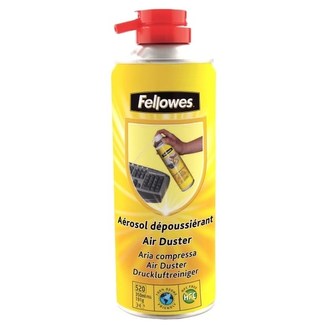 Stlačený vzduch bez HFC, hořlavý, 520 ml/350 ml, FELLOWES