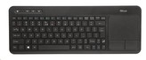 TRUST Klávesnice bezdrátová s touchpadem Veza Wireless Touchpad Keyboard, CZ/SK