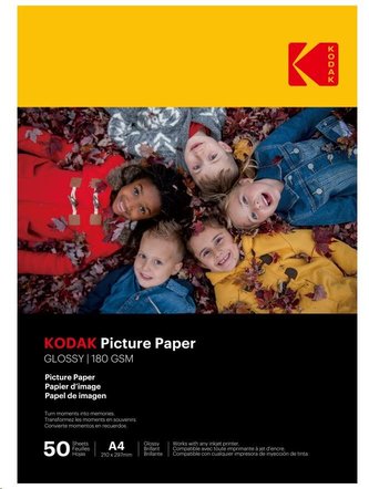 KODAK Photo High Gloss (180g/m2) A4 50 listů