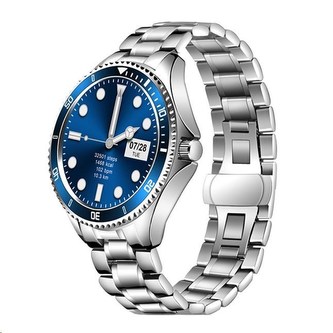 Garett Men 4S stříbrno-modrá ocel